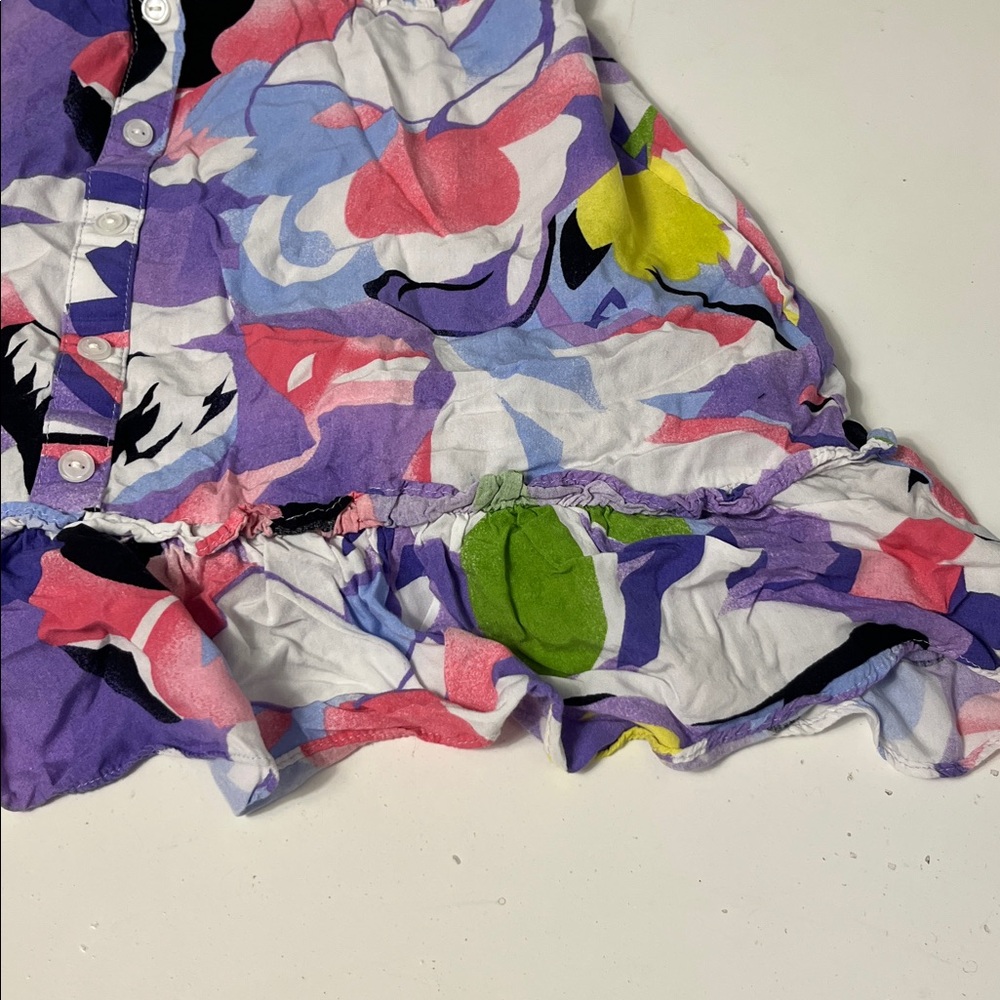 Twenty Ten Large Multicolor Patterned Button Up Tank Top - Picture 3 of 5